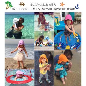 キッズ帽子 日よけ ベビー帽子 スイムキャップ...の詳細画像1