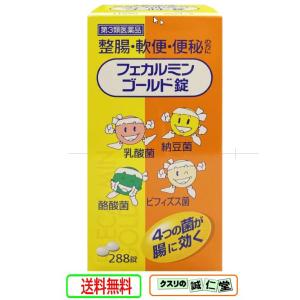 フェカルミンゴールド錠 酪酸菌 乳酸菌 ビフィズス菌 納豆菌 軟便 便秘  168錠