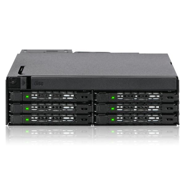 Icy Dock | MB606SPO-B ToughArmor リムーバブルケース  1 x 5イ...