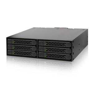 MB996SP-6SB リムーバブルケース 6 x 2.5インチ SATA 3 HDD / SSD