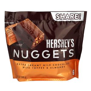 ハーシー ナゲットトフィーアーモンドシェアパック 289g×4個