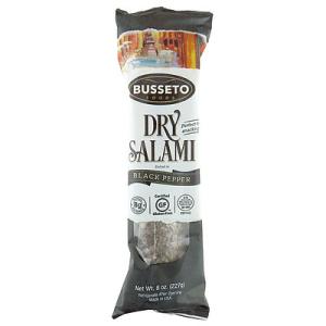 ブセット ブラックペッパーサラミ ブロック 227g