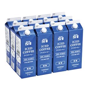 成城石井 アイスコーヒー微糖12本セット 1000ml×12本