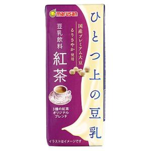 マルサンアイ ひとつ上の豆乳 豆乳飲料 紅茶 200ml×12個 ソフトドリンク 豆乳、豆乳飲料の商品画像