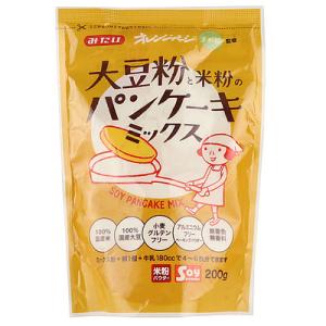 みたけ 大豆粉と米粉のパンケーキミックス 200g×3袋｜seijoishiide