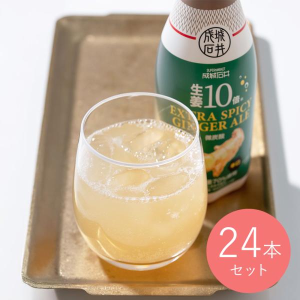 【EK】成城石井 生姜10倍 エクストラスパイシージンジャーエール 410ml×24本【ケース販売】