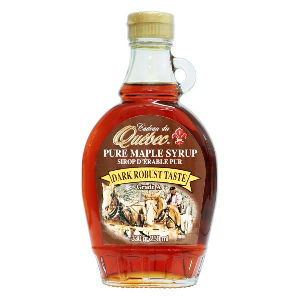 カドデュケベック メープルシロップグレードＡダークロバストテイスト 330g