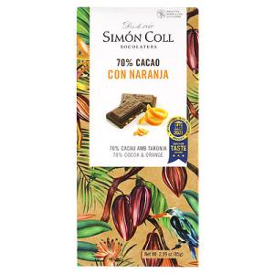 シモン コル カカオ70％ オレンジ 85g×2個   SIMON COLL