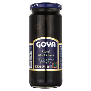 GOYA ブラックオリーブ スライス 固形量 163g×3個