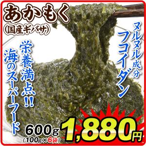 あかもく 6袋 (１００g×６袋) 冷凍 ぎばさ フコイダン 冷凍便 食品 国華園｜seikaokoku