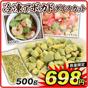 食品  冷凍アボカド ダイスカット 500g×1袋 冷凍便 ご家庭用