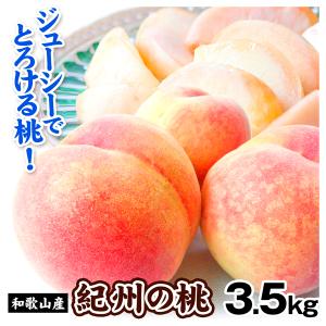 もも 約3.5kg 紀州の桃 和歌山産 送料無料 食品