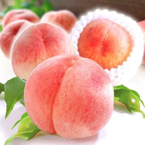 もも 4〜5玉 まるちゃんの 笛吹の大玉桃 山...の詳細画像1