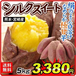 さつまいも シルクスイート 5kg 熊本・宮崎産 生芋 ご家庭用