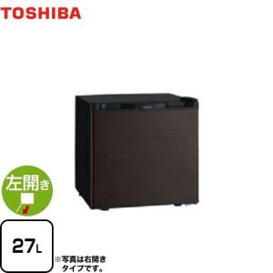 冷蔵庫 容量27L 東芝 GR-HB30PAL-TS 1ドア冷蔵庫 左開きタイプ 【特別配送】【代引不可】｜seikatsudo