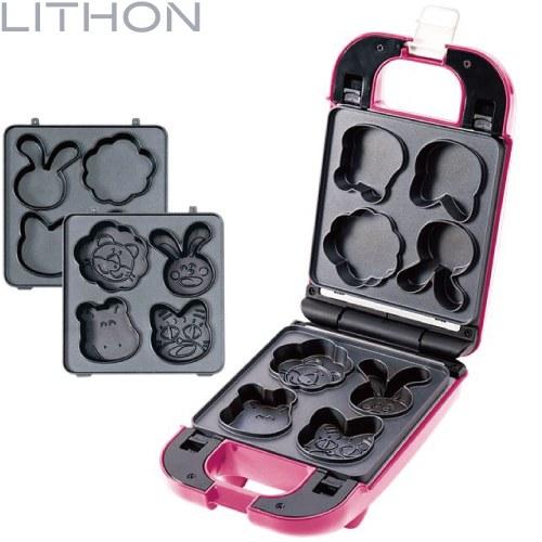 たべっ子どうぶつカステラメーカー IH調理器 フッ素樹脂加工＆着脱式プレート ライソン KDHS-0...