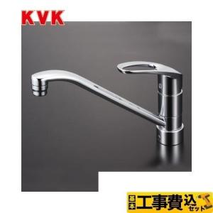 TOTO キッチン用水栓金具 TKN34PBTA シングル混合水栓 台付き(1穴