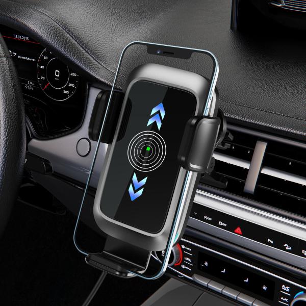 自動感知型 車載ホルダー ワイヤレス充電器 車載充電器 スマホ ホルダー iphone se and...