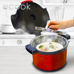 パール金属 真空保温調理鍋 ECOOK(エコック) 3.2L | キッチン用品 便利グッズ 調理器具 ステンレス 保温鍋 保温調理鍋 保温調理器 煮物 省エネ 時短