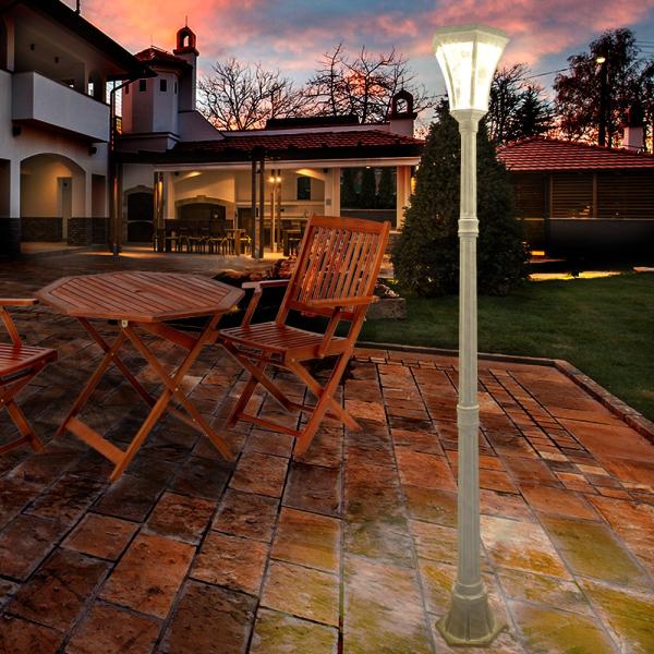 北欧風 庭園ライト ソーラータイプ | 屋外対応 大型LED 電源コード不要 庭 ガーデンライト ガ...