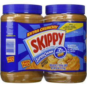 SKIPPY スキッピー ピーナッツバター スーパーチャンク 2.72kg(1.36kg×2) 全国一律送料無料 あす着く 賞味期限 2025/5/13｜seikatsuryouhin