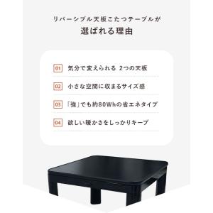 こたつ セット 正方形 こたつ布団 掛敷台3点...の詳細画像2