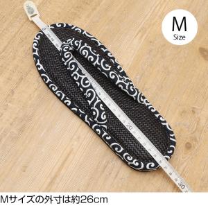 メール便発送 鼻緒スリッパ Mサイズ 唐草模様...の詳細画像5