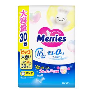 パンツ ビッグより大きいサイズメリーズ モレ０へずっと肌さら (15~28kg) 30枚