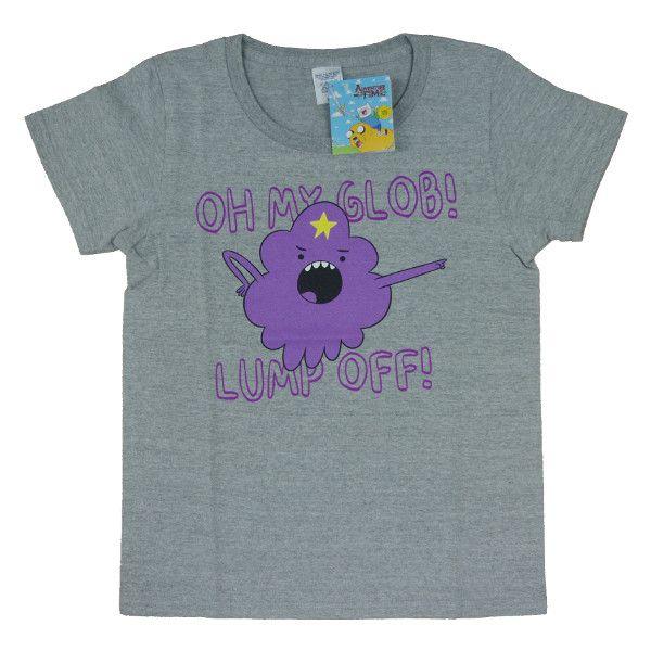[アドベンチャータイム]　Ｔシャツ / ランピー（グレー）【レディース Ｍ】
