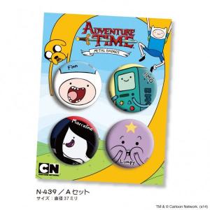 アドベンチャータイム] 缶バッチ（Bセット） 【ゆうパケット可能