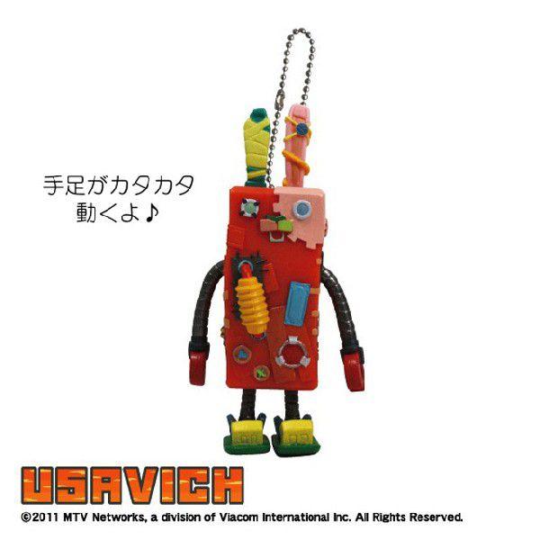 [ウサビッチ]　カタカタキーホルダー　メカネンコ