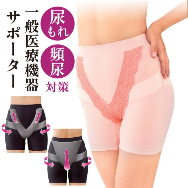 メディカルコツバンサポーター 骨盤サポート 尿漏れパッド内蔵 女性用インナー ガードル プランドゥ ...