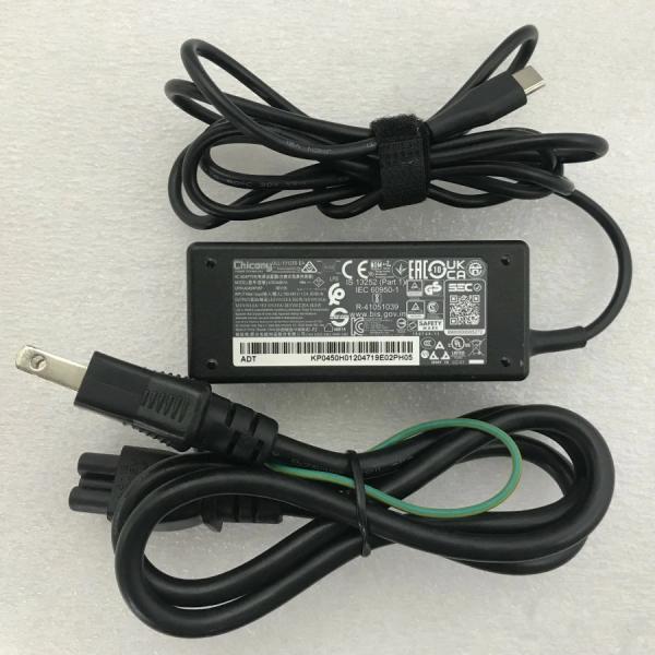 CHICONY マウスコンピューター対応　TYPE-C　AC ADAPTER　A18-045N1A　...