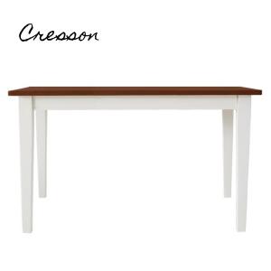 ダイニングテーブル 4人 長方形 135cm カフェ カントリー テーブル mam Cresson クレソン｜seiko-interior