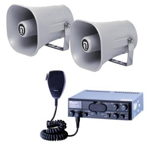 拡声器 TOA 40W 選挙用車載アンプ スピーカー セットA 12V用 SC-730A