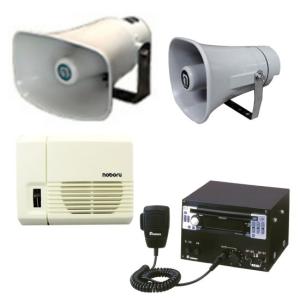 拡声器 ノボル電機 10W 24V 車載アンプ マイクセット YA-414C MC-0127