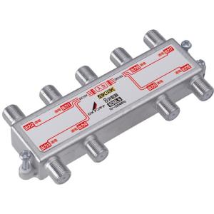 マスプロ電工 8分配器 3224MHz対応 屋内用 1端子電流通過型 8SPFW