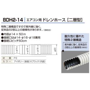 BEAR バクマ工業 耐候性ドレンホース Φ1...の詳細画像1