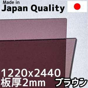 ポリカーボネート板 2mm ブラウン 定尺品 1220x2440mm 両面耐候｜seiko-techno