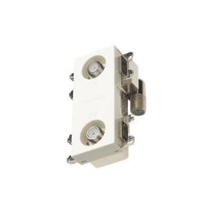 マスプロ 直列ユニット BL認定品 端末用 2端子形 CS-77F-RWE メール便で送料無料