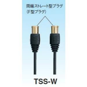 マスプロ 4K・8K対応 テレビ接続用 同軸ケーブル 1m TSS1W-P メール便で送料無料