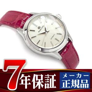 GRAND SEIKO グランドセイコー メカニカル 自動巻き レディース 腕時計 ベージュダイアル ピンクレザーベルト STGR209