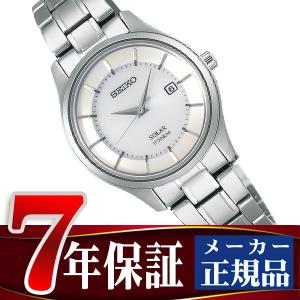SEIKO SELECTION セイコー セレクション ソーラー レディース 腕時計 ペアモデル ホワイト STPX041