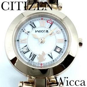 シチズン 腕時計 CITIZEN wicca ウィッカ ふしぎの国のアリス 1000本限定モデル ソーラーテック レディース KP5-221-11 新品正規品 送料無料｜seikodo-watch