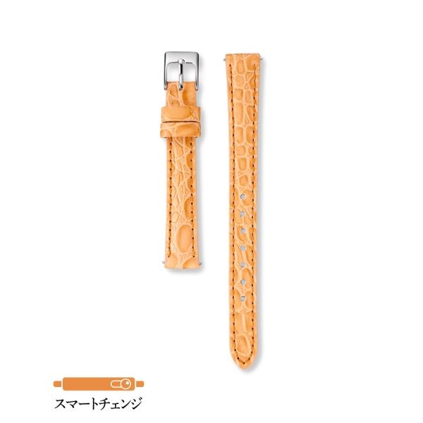 セイコー バンド 腕時計 13mm RS09C13RG 牛革ワニマルフ型押 切身 グレージング バネ...