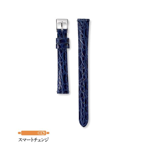 セイコー バンド 腕時計 14mm RS09C14BL 牛革ワニマルフ型押 切身 グレージング バネ...