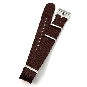 セイコー NATOタイプ バンド 腕時計 20mm RS18C20BN ファブリック ポリエステル フラットタイプ 新品正規品 SEIKO 茶色 送料無料