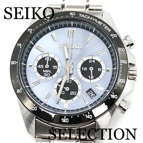 新品正規品『SEIKO SELECTION』セイコー セレクション クロノグラフ 腕時計 メンズ S...