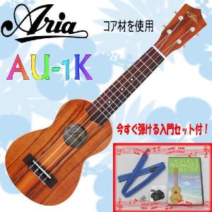 AIRA　アリア　コア材ウクレレ　AU-1K　入門セット｜seikodo