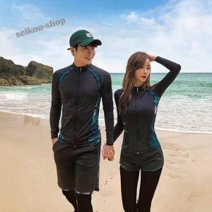 レディース 上下 セット ラッシュガード メンズ 長袖